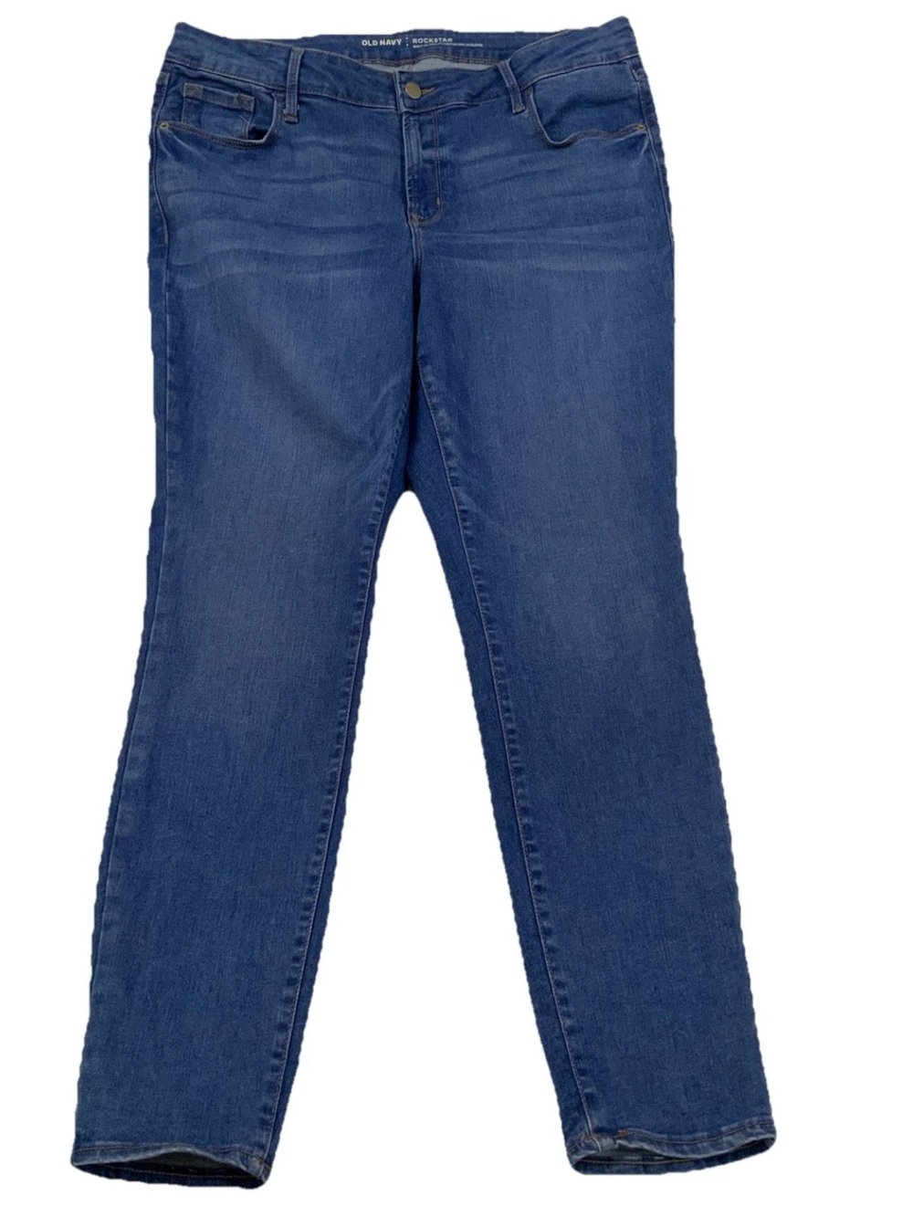 Old Navy Jeans Rockstar Built-in Sculpt Definition Skinny Sz 16 Stretch 34x28.5